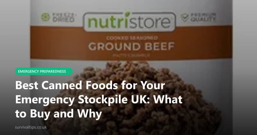 Best Canned Foods for Your Emergency Stockpile UK: What to Buy and Why