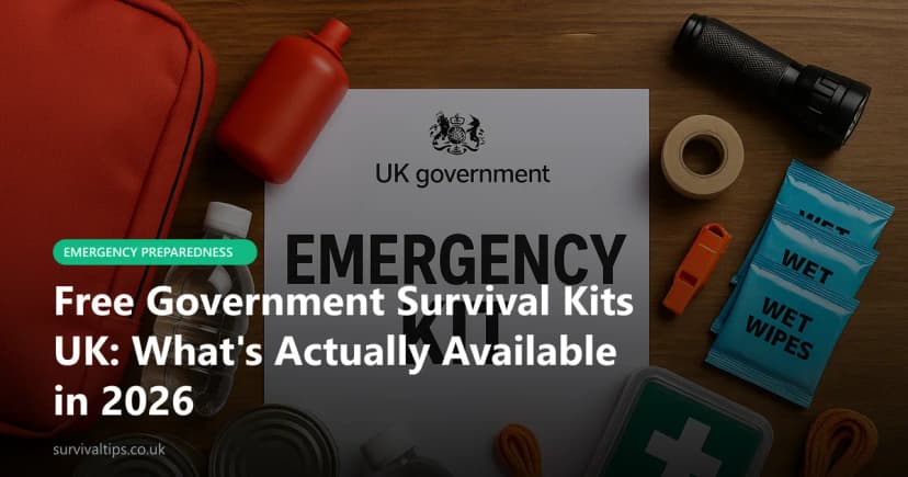 Free Government Survival Kits UK: What's Actually Available in 2026