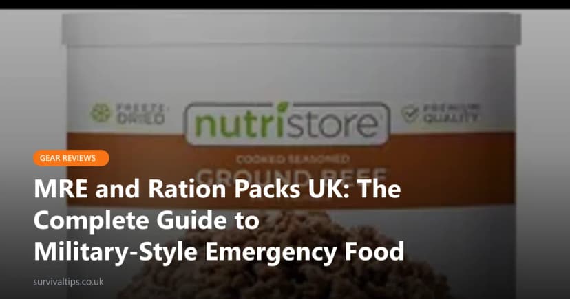 MRE and Ration Packs UK: The Complete Guide to Military-Style Emergency Food
