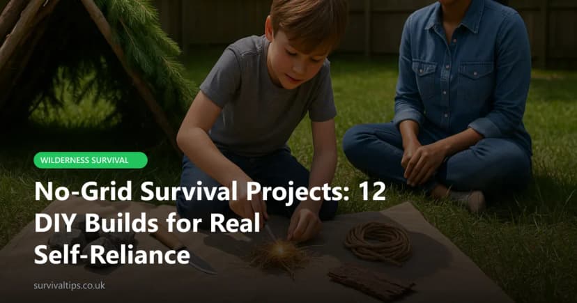 No-Grid Survival Projects: 12 DIY Builds for Real Self-Reliance