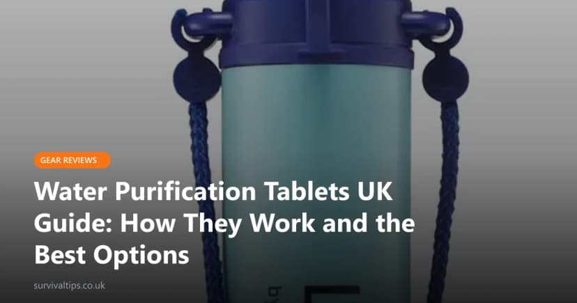 Water Purification Tablets UK Guide: How They Work and the Best Options
