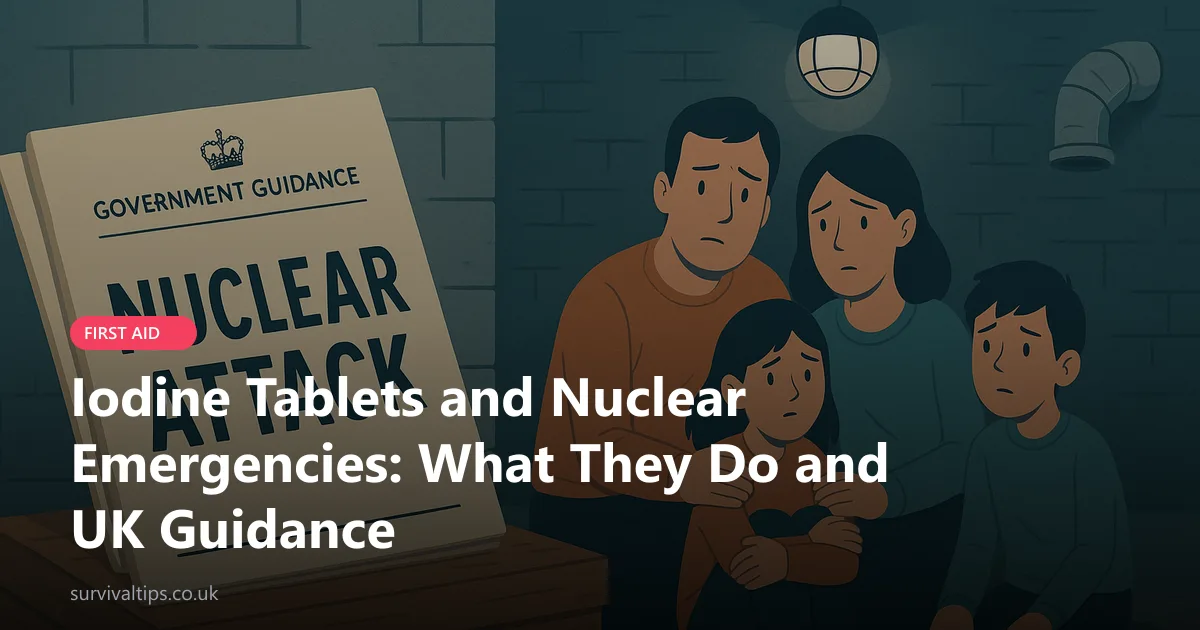 Iodine Tablets and Nuclear Emergencies: What They Do and UK Guidance