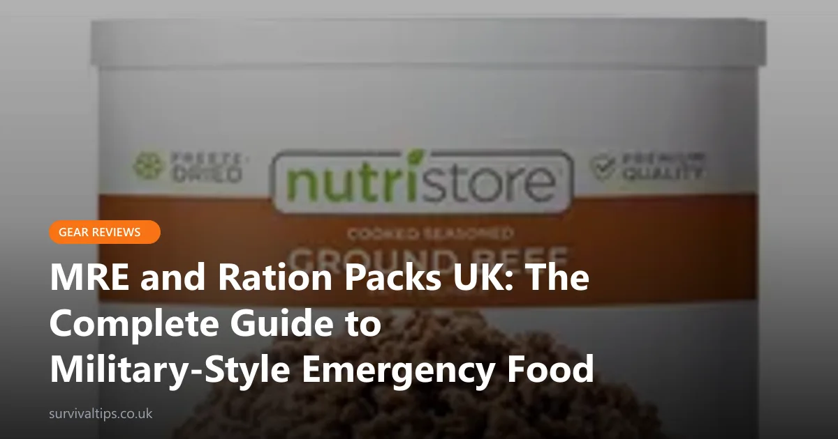 MRE and Ration Packs UK: The Complete Guide to Military-Style Emergency Food