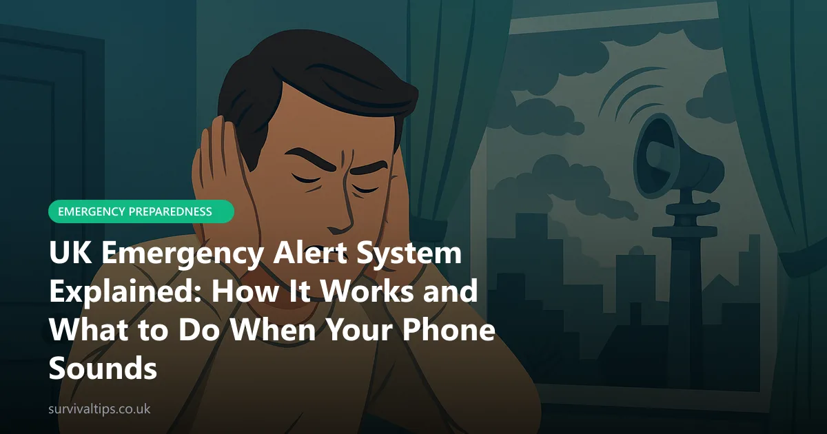 UK Emergency Alert System Explained: How It Works and What to Do When Your Phone Sounds