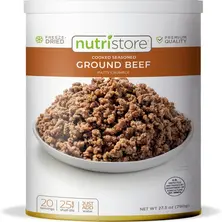 Nutristore Freeze Dried Ground Beef (#10 Can)