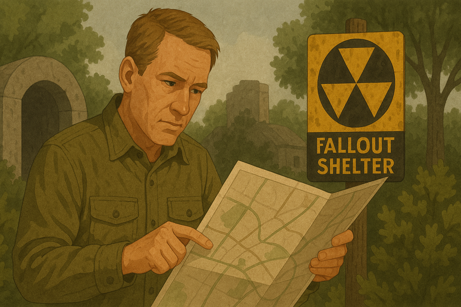 How to Identify Safe Zones and Fallout Shelters in Your Area Before a Nuclear Event