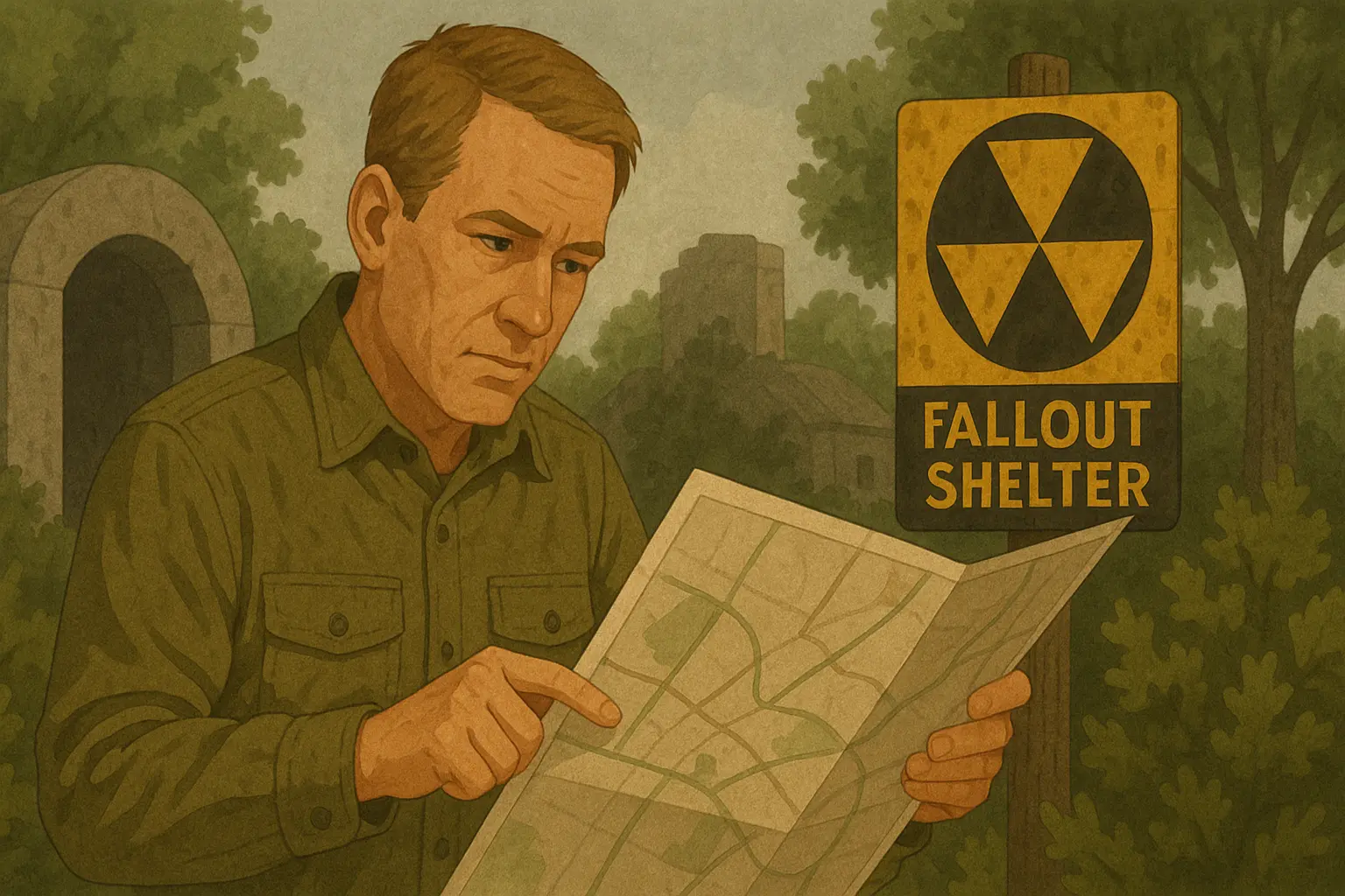 How to Identify Safe Zones and Fallout Shelters in Your Area Before a Nuclear Event