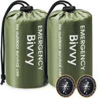 Esky Emergency Sleeping Bag (2 Pack) – Portable Thermal Bivy Sack